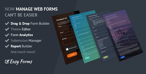 Easy Forms高级表单生成器和管理器YII框架PHP源码1.18.2 - 图片1 Easy Forms高级表单生成器和管理器YII框架PHP源码1.18.2 - 图片1