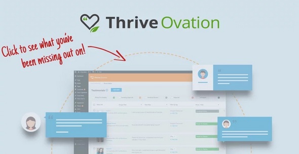 Thrive Ovation客户评价评语管理器WordPress插件V3.13.2版 - 图片1 Thrive Ovation客户评价评语管理器WordPress插件V3.13.2版 - 图片1