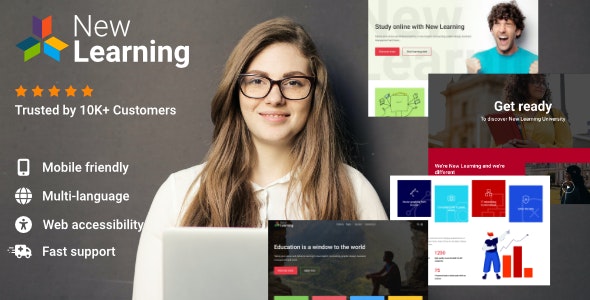 New Learning教育培训机构和在线学习Moodle主题V10.8.1 - 图片1 New Learning教育培训机构和在线学习Moodle主题V10.8.1 - 图片1