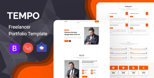 PHP源码Tempo 1.1.0 多用途企业建站和自由职业者作品集CMS源码 PHP源码Tempo 1.1.0 多用途企业建站和自由职业者作品集CMS源码