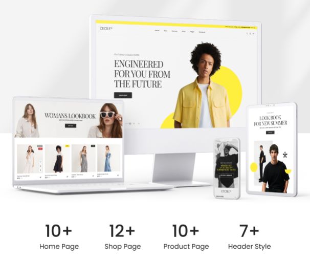 [1.0.2]Cecile简约风格时装服装女装跨境电商网店WooCommerce主题 - 图片2