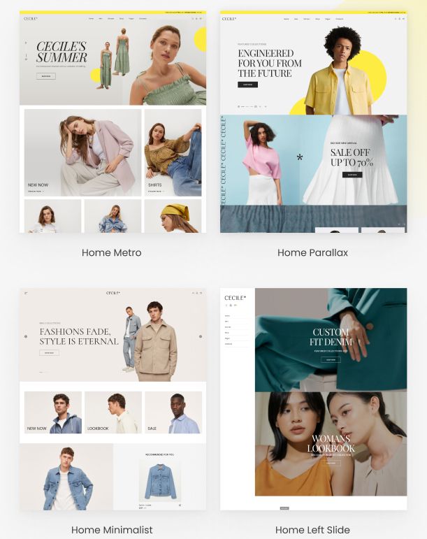[1.0.2]Cecile简约风格时装服装女装跨境电商网店WooCommerce主题 - 图片3