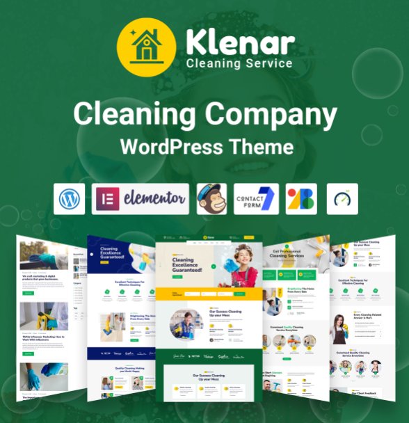 Klenar家政清洁服务公司WordPress主题V1.0.9 - 图片2