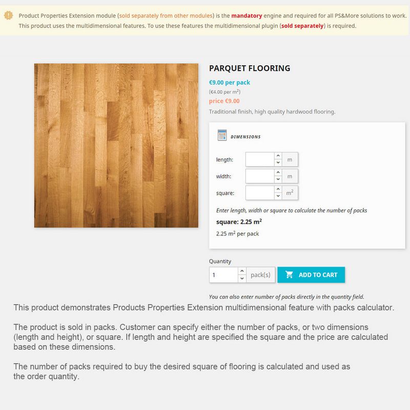 [3.3.15]ExtraProper按计量单位购买产品数量Prestashop模块 - 图片2