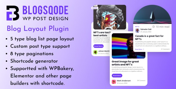 Blogsqode 2.0 博客布局美化设计WordPress插件 - 图片1 Blogsqode 2.0 博客布局美化设计WordPress插件 - 图片1