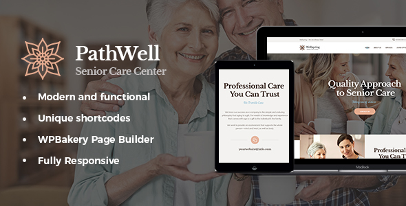 PathWell养老院和医疗护理中心机构网站WordPress主题 PathWell养老院和医疗护理中心机构网站WordPress主题