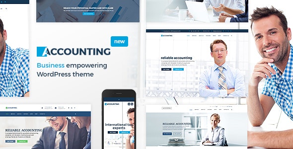 Accounting商业咨询和金融机构网站WordPress主题 3.8.1 - 图片1 Accounting商业咨询和金融机构网站WordPress主题 3.8.1 - 图片1