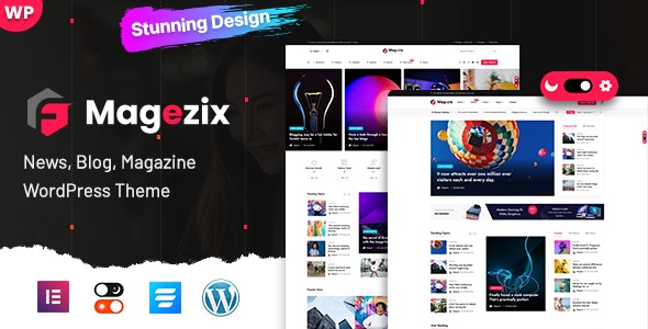 Magezix多布局新闻杂志门户网WordPress主题 Magezix多布局新闻杂志门户网WordPress主题