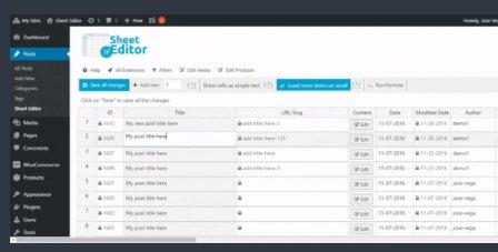 WP Sheet Editor组件EDD Downloads Pro破解版V1.0.65 批量管理EDD虚拟产品 WP Sheet Editor组件EDD Downloads Pro破解版V1.0.65 批量管理EDD虚拟产品