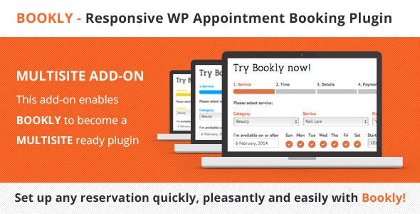 Bookly Multisite 3.1 多站点网络预约预订WordPress插件 Bookly Multisite 3.1 多站点网络预约预订WordPress插件