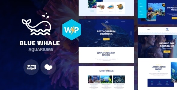 Aqualots水族馆安装维护服务企业网站WordPress主题 Aqualots水族馆安装维护服务企业网站WordPress主题