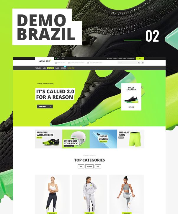 Athlete2运动服和运动装备跨境电商Magento主题1.7.2.2 - 图片6