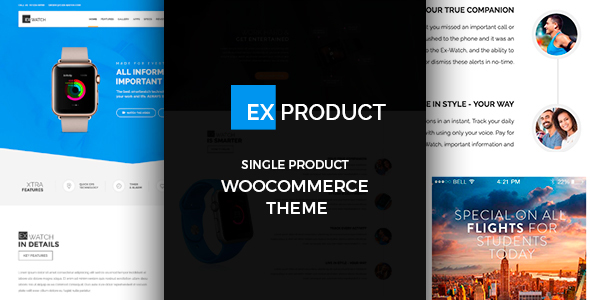 ExProduct单品类单产品专卖店WooCommerce主题 ExProduct单品类单产品专卖店WooCommerce主题