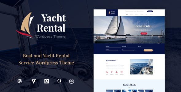 Yacht游艇和船只租赁服务企业WordPress主题V1.2.6 Yacht游艇和船只租赁服务企业WordPress主题V1.2.6
