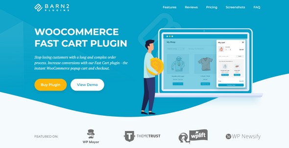Fast Cart快速购物车和结账流程WooCommerce插件V1.4.1 - 图片1 Fast Cart快速购物车和结账流程WooCommerce插件V1.4.1 - 图片1