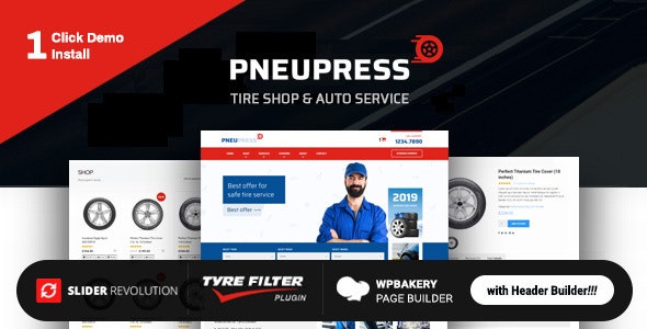 PneuPress轮胎店和汽车维修WordPress主题V2.7.0 PneuPress轮胎店和汽车维修WordPress主题V2.7.0