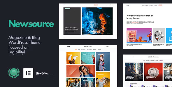 Newsource 2.1_多概念博客杂志网站WordPress主题 - 图片1 Newsource 2.1_多概念博客杂志网站WordPress主题 - 图片1
