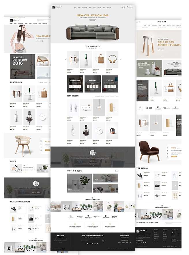 Uruana家具装饰品跨境电商Shopify主题V1.0.1 - 图片2 Uruana家具装饰品跨境电商Shopify主题V1.0.1 - 图片2