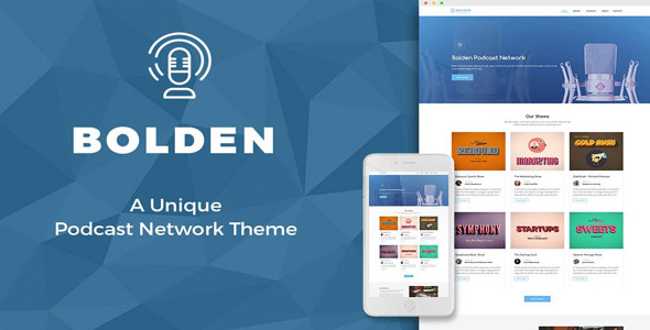 Bolden播客网络或播客节目网站WordPress主题V1.5.0 - 图片1 Bolden播客网络或播客节目网站WordPress主题V1.5.0 - 图片1