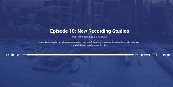 Dixie博客播音和配音网站WordPress主题V1.5.3 Dixie博客播音和配音网站WordPress主题V1.5.3