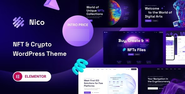 Nico创意NFT联盟营销网站WordPress主题V1.0.15 - 图片1 Nico创意NFT联盟营销网站WordPress主题V1.0.15 - 图片1