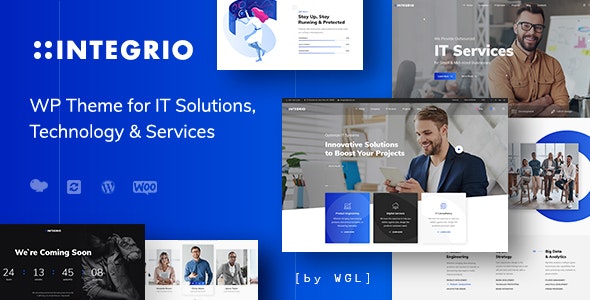 Integrio初创公司和IT软件开发企业WordPress主题 - 图片1 Integrio初创公司和IT软件开发企业WordPress主题 - 图片1