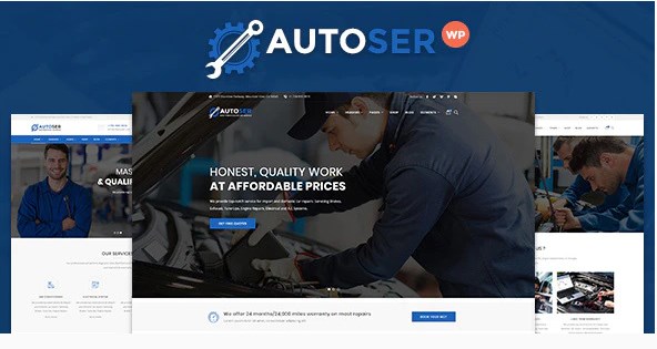 Autoser汽车维修和汽车服务WordPress主题 Autoser汽车维修和汽车服务WordPress主题