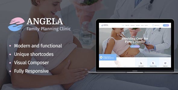 Angela(V1.3.2)妇科诊所和生育怀孕医疗机构WordPress主题 Angela(V1.3.2)妇科诊所和生育怀孕医疗机构WordPress主题