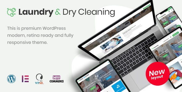 Laundry干洗服务洗衣店WordPress主题V3.7 Laundry干洗服务洗衣店WordPress主题V3.7