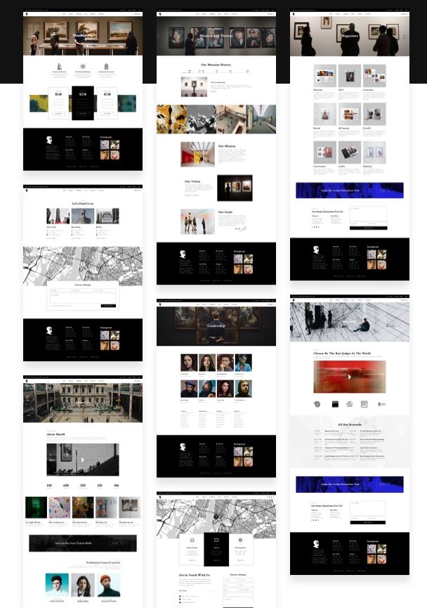 Mooseoom WordPress主题_博物馆美术馆网站模板 - 图片2