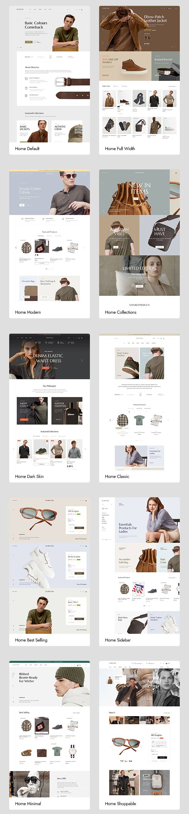 Durotan服装配饰在线销售网店WooCommerce主题V1.1.4 - 图片2