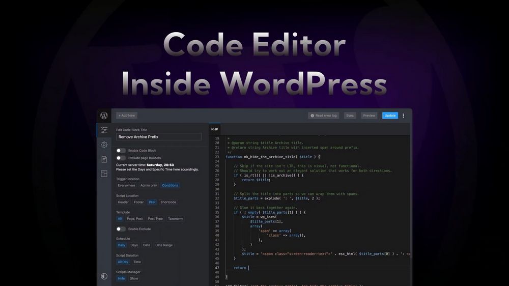 Script organizer Pro破解版(v3.9)高级代码编辑器WordPress插件 - 图片2