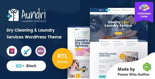 Aundri干洗服务商业网站WordPress主题V3.0 Aundri干洗服务商业网站WordPress主题V3.0