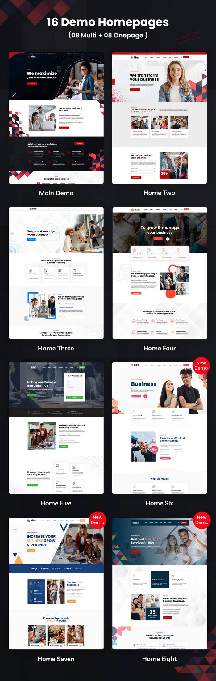 Bizup(v2.1.8)含16首页多领域商务咨询机构WordPress主题 - 图片2