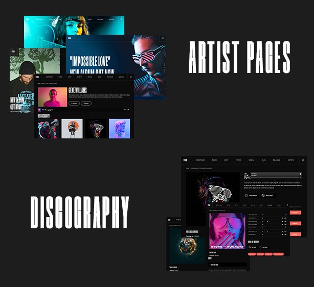 Spectakle破解版(v1.4.50)音乐乐队唱片公司网站模板WordPress主题 - 图片4