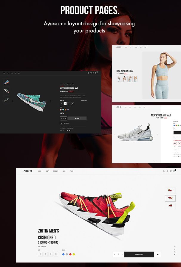 Azeno高性能运动服鞋跨境电商销售WooCommerce主题V1.0.5 - 图片5