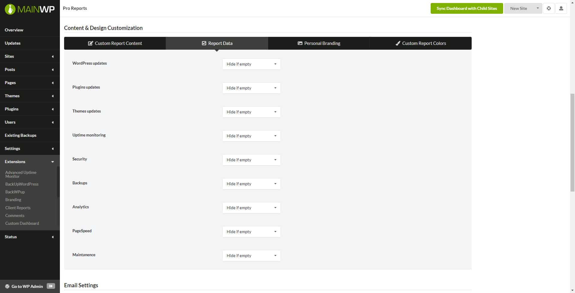 MainWP Pro Reports Extension子站点变更报告管理WP插件V4.0.11 MainWP Pro Reports Extension子站点变更报告管理WP插件V4.0.11