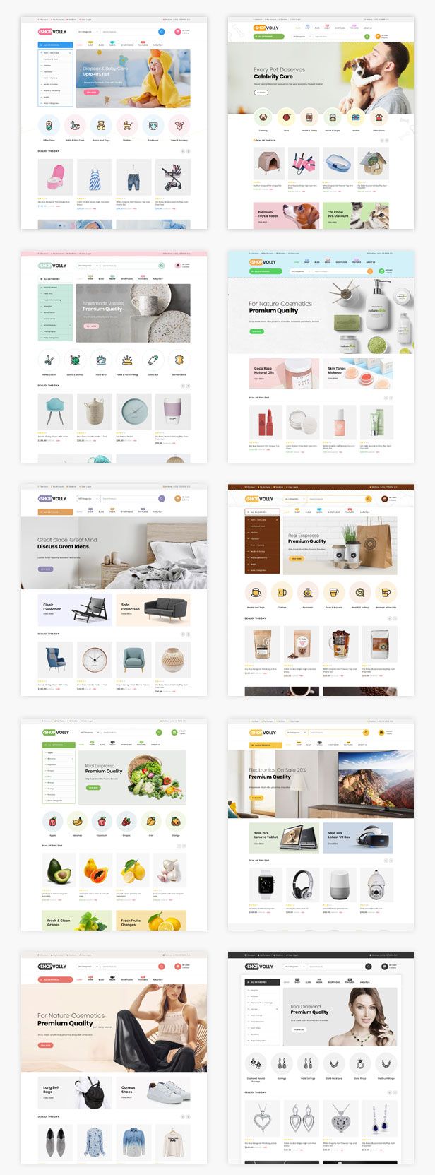 ShopVolly含10首页在线购物商城WooCommerce主题V1.0 - 图片2