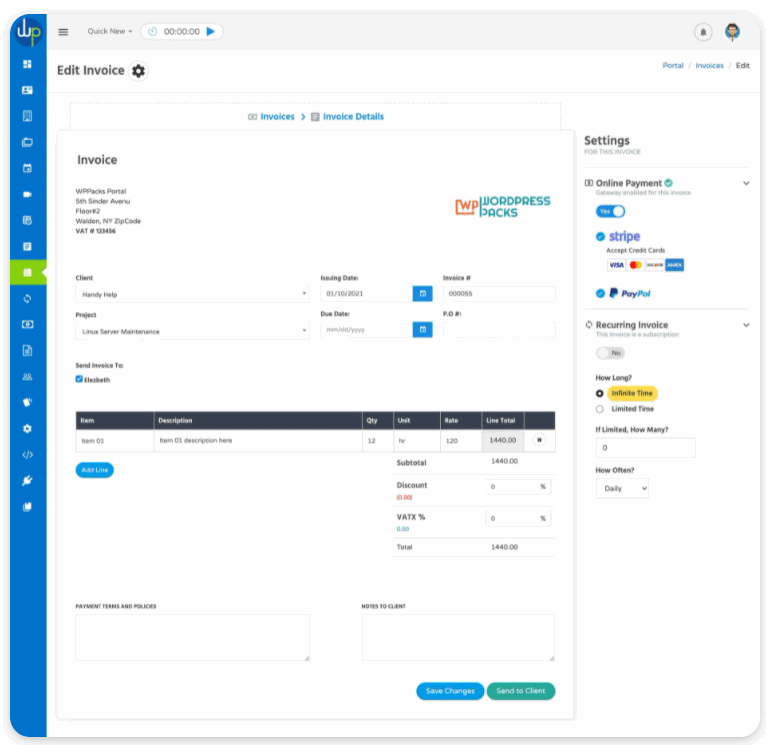 WP Portal汉化版项目进度管理系统WordPress插件V1.7.1 - 图片5 WP Portal汉化版项目进度管理系统WordPress插件V1.7.1 - 图片5