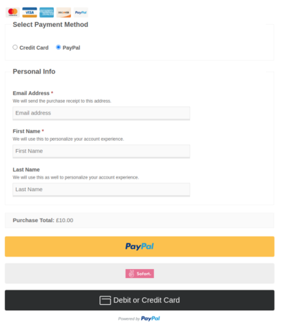 PayPal Commerce Pro Addon站内PayPal支付网关EDD组件V1.0.3-2