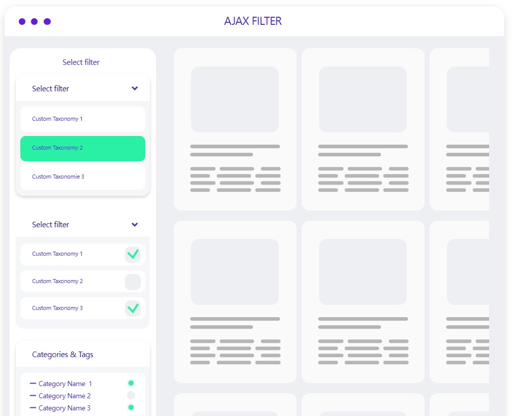 Divi Ajax Filter破解版_Divi过滤搜索器WordPress插件 - 图片2 Divi Ajax Filter破解版_Divi过滤搜索器WordPress插件 - 图片2