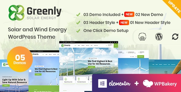 Greenly汉化版 | WordPress绿色新能源企业网站模板 - 图片1 Greenly汉化版 | WordPress绿色新能源企业网站模板 - 图片1