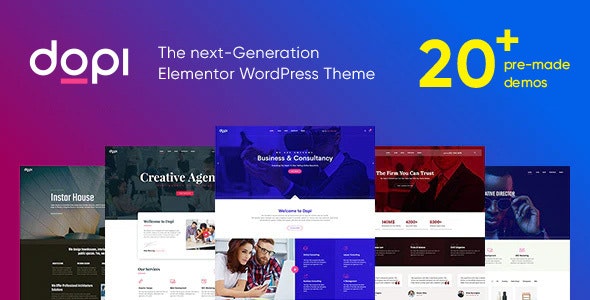 WordPress主题Dopi含20组演示通用企业建站模板V1.2.4 - 图片1 WordPress主题Dopi含20组演示通用企业建站模板V1.2.4 - 图片1