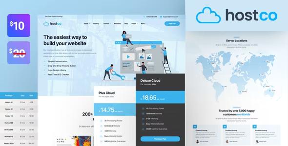 Hostco虚拟主机网站托管WHMCS和HTML5模板V1.1.1 Hostco虚拟主机网站托管WHMCS和HTML5模板V1.1.1