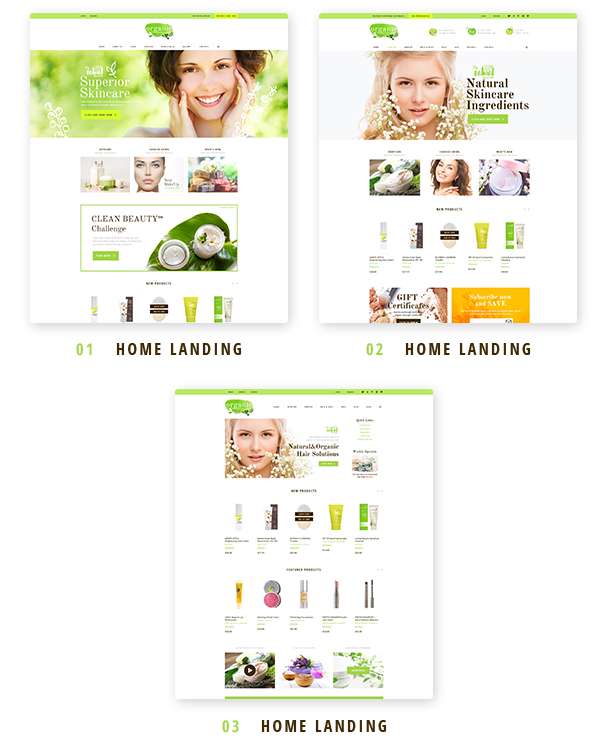 WordPress主题Organic天然化妆品在线销售网站模板V1.4.4 - 图片2
