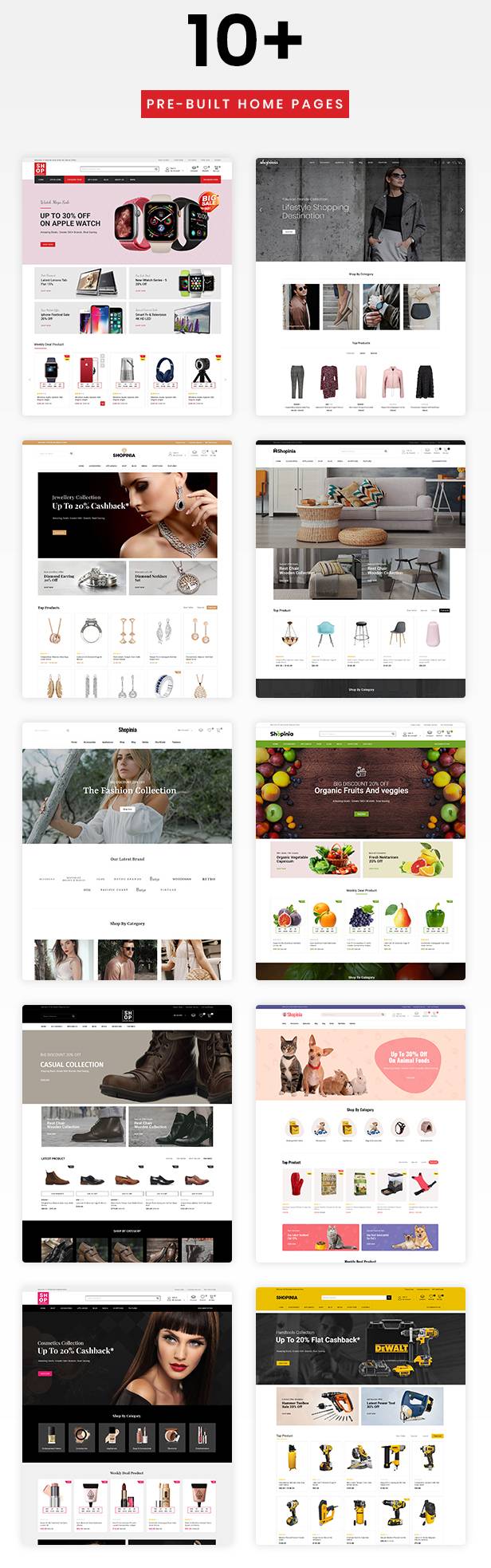 Shopinia多商户多用途网络购物平台WordPress主题V1.0 - 图片2 Shopinia多商户多用途网络购物平台WordPress主题V1.0 - 图片2