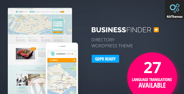 Business Finder商业生意分类目录网站WordPress主题V3.1.15 - 图片1 Business Finder商业生意分类目录网站WordPress主题V3.1.15 - 图片1