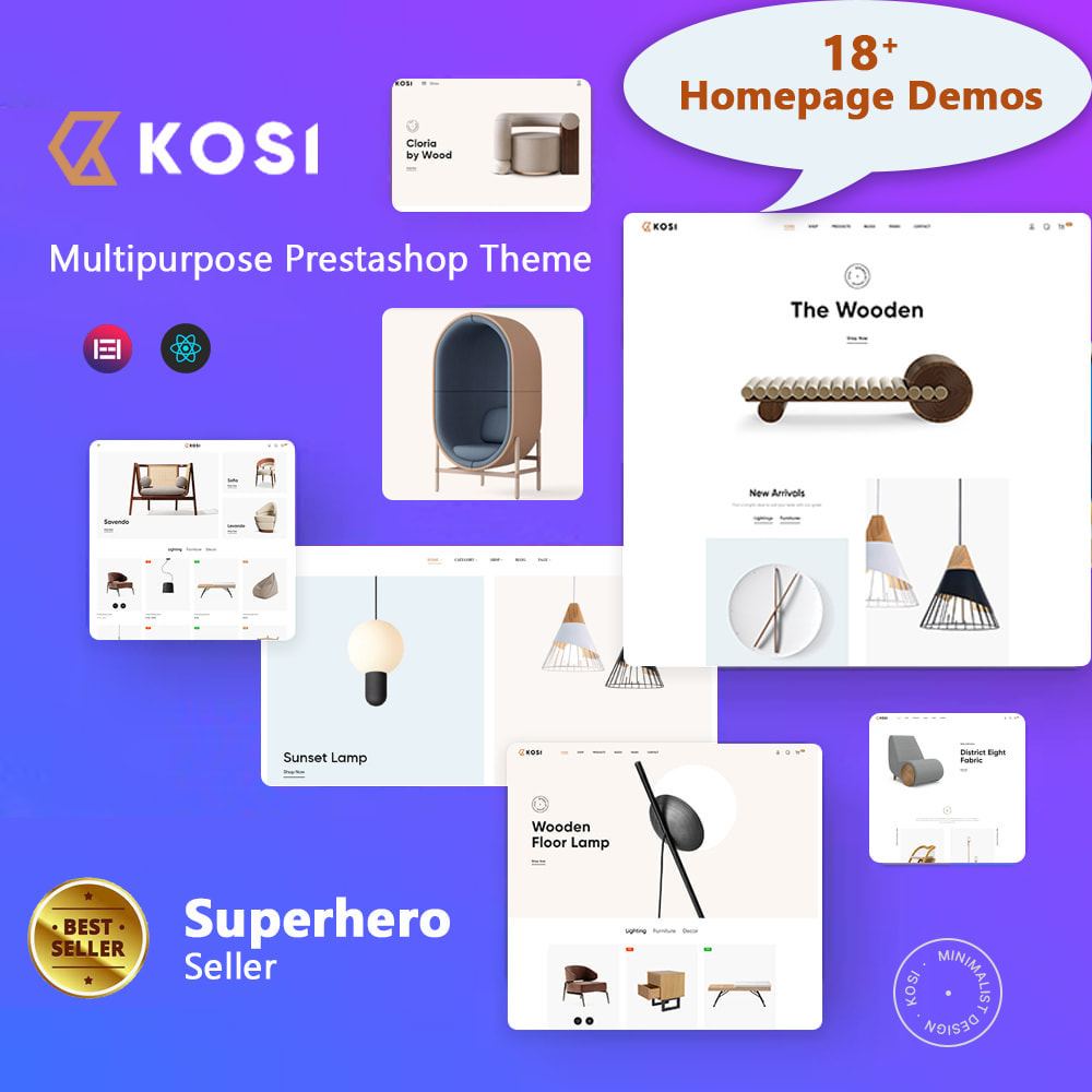 Kosi极简家具家居装饰跨境电商Prestashop主题V1.0.1 - 图片3