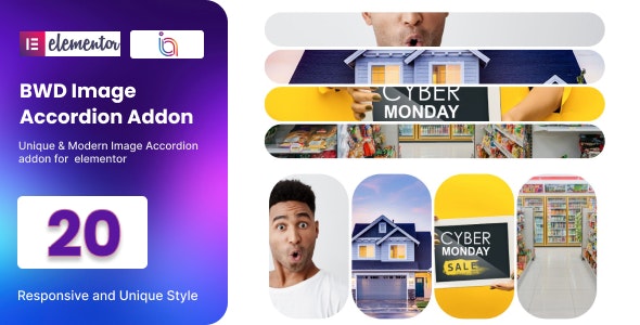 Image Accordion addon图片手风琴元素Elementor组件V1.4 Image Accordion addon图片手风琴元素Elementor组件V1.4