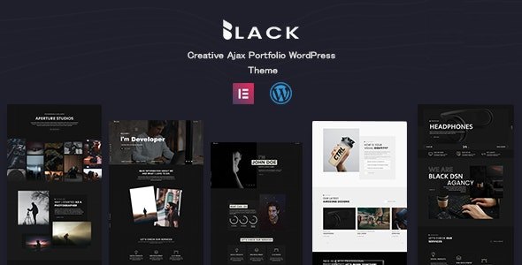 Blackdsn汉化版V1.3.1 创意Ajax作品集网站WordPress主题 - 图片1 Blackdsn汉化版V1.3.1 创意Ajax作品集网站WordPress主题 - 图片1